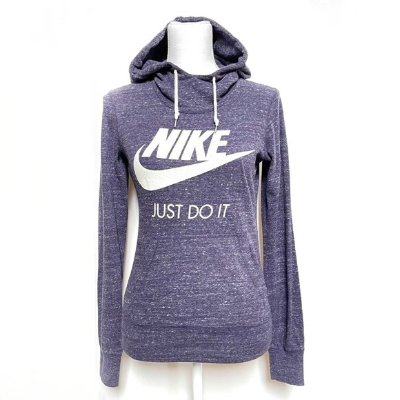 🔺SOLD🔺 NIKE Purple Logo Hoodie - Picture 3 of 14
